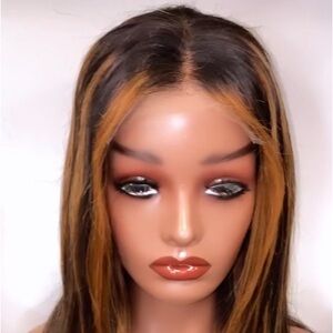 Highlighted wig 18 inch